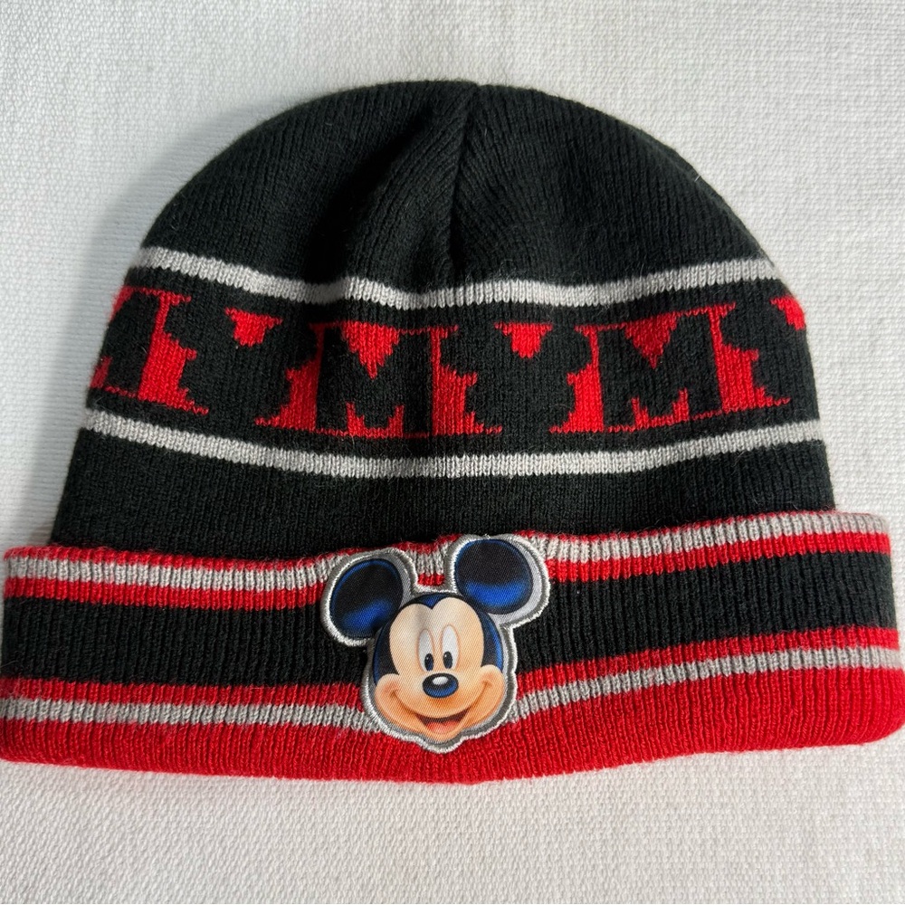 Disney Mickey Mouse Kids Hat - Black and Red